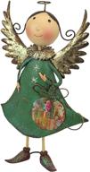 blanche the holiday helper metal xmas angel statue – festive christmas decorations logo