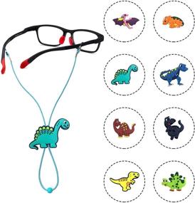 img 1 attached to Glasses Adjustable Dinosaur Anti Slip Eyeglass