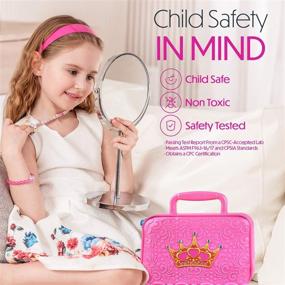 img 2 attached to 🎨 Детский набор для макияжа для девочек от Toysical.