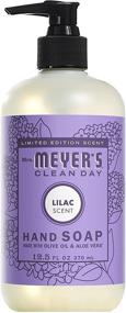 img 3 attached to 🧼 Limited Edition Lilac Scent Hand Soap by Mrs. Meyer’s: Olive Oil & Aloe Vera Infused, 12.5 FL OZ (Pack of 3)