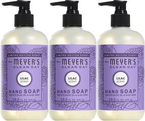 img 4 attached to 🧼 Limited Edition Lilac Scent Hand Soap by Mrs. Meyer’s: Olive Oil & Aloe Vera Infused, 12.5 FL OZ (Pack of 3)