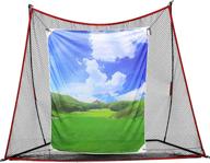 🏌️ kytai golf net - indoor outdoor portable golf hitting net with target cloth, 10 x 7 - perfect for home backyard driving practice логотип