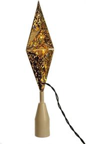 img 2 attached to 🌟 Kurt Adler 10-Light Gold Bethlehem Star Treetop: Elegant and UL-Certified