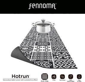 img 3 attached to 🌺 Fennoma Black Floral Hotrun Trivet