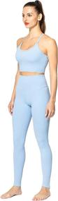 img 1 attached to 🔆 Sunzel Women's Crop Top Tank without Pads - Camisole Sports Bra for Yoga, Workout, and More