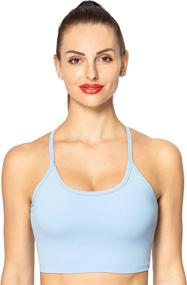 img 3 attached to 🔆 Sunzel Women's Crop Top Tank without Pads - Camisole Sports Bra for Yoga, Workout, and More