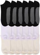 🧦 hurriman non slip yoga socks: women's anti skid grippers for yoga, pilates, and barre логотип