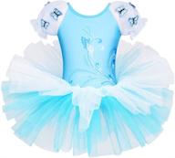 baohulu leotards sleeve ballet b210_apricot_l girls' clothing and active logo