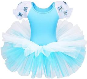 img 3 attached to BAOHULU Leotards Sleeve Ballet B210_Apricot_L Girls' Clothing and Active