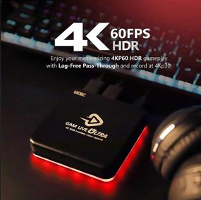 img 3 attached to 🎮 UCEC GAM Live Ultra 4K60 Захват видеокарты с HDR10, RGB, запись видео без потерь, высокая частота обновления 240FPS, нулевая задержка, потоковая передача с ультранизкой задержкой, для PS5, PS4, Xbox Series X/S, Xbox, USB 3.0