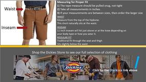 img 1 attached to 🩳 Dickies 11 Inch Temp-iq Performance Hybrid Utility Short for Men