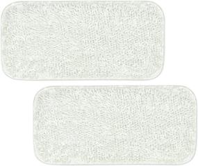 img 4 attached to 🧽 Vingi Sienna Luna Replacement Pads - Microfiber Mop Pads for SSM-3006 Series Hard Floor Mop - Washable & Durable Cloth Pads (Pack of 2)