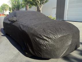 img 2 attached to 🚘 CarsCover Custom Fit 2006-2019 Dodge Charger Car Cover | 5 Layer Ultrashield | Black Covers (SE, SXT, R/T, Daytona, SRT, HELLCAT)