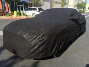 img 1 attached to 🚘 CarsCover Custom Fit 2006-2019 Dodge Charger Car Cover | 5 Layer Ultrashield | Black Covers (SE, SXT, R/T, Daytona, SRT, HELLCAT)