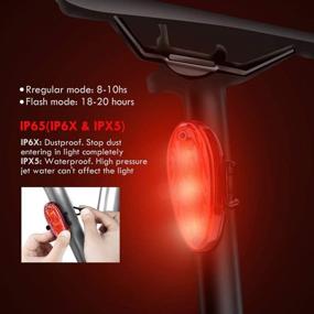 img 1 attached to 🚲 N N.ORANIE High Visibility 700 Lumens Bike Lights Set (Front & Rear) - Rechargeable, LED Headlamp Flashlight (300 Lumens) - USB Rechargeable, Ultra Bright Bike Tail Light (10 Lumens) - USB Rechargeable