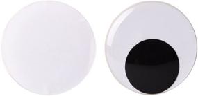 img 3 attached to 👀 Eye-Catching Self-Adhesive Giant Wiggle Eyes - 3 Inches, 4 Pack by Sunmns