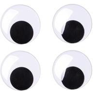 👀 eye-catching self-adhesive giant wiggle eyes - 3 inches, 4 pack by sunmns logo