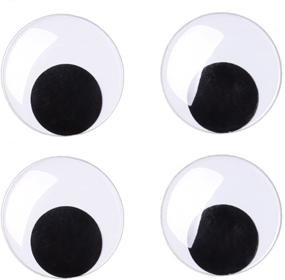 img 4 attached to 👀 Eye-Catching Self-Adhesive Giant Wiggle Eyes - 3 Inches, 4 Pack by Sunmns