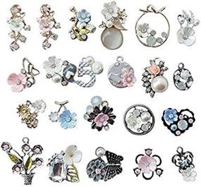 img 1 attached to 💎 Chenkou Craft Wholesale Rhinestone Pendants for Beading and Jewelry Making