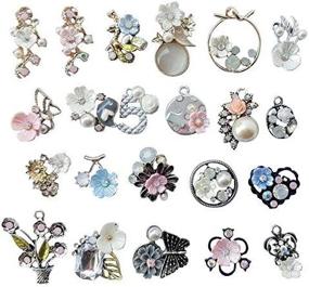 img 4 attached to 💎 Chenkou Craft Wholesale Rhinestone Pendants for Beading and Jewelry Making