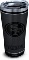 🏈 20oz nfl san francisco 49ers stainless steel tumbler - tervis triple walled insulated cup for hot and cold drinks, nfl 100 logo