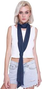 img 4 attached to Heidi Summer Skinny Necktie Waistband Women's Accessories