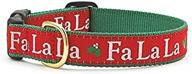 up country fa la la pattern: vibrant & stylish pet accessory for festive spirit logo