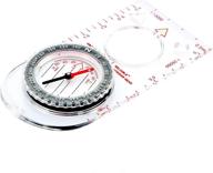 dependable boy scout compass for navigation, orienteering, and survival - liquid filled, rotating bezel, magnetic heading - reliable outdoor gear logo