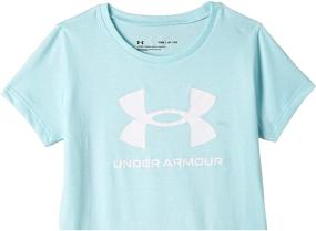 img 2 attached to 👚 Active Girls' Clothing: Under Armour Sportstyle Graphic Short Sleeve