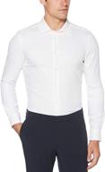 perry ellis solid stretch bright men's clothing: stylish and comfortable fashion for men logo