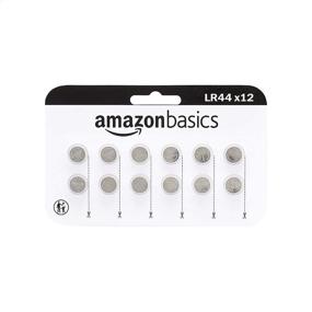 img 4 attached to 🔋 12 Pack LR44 Alkaline Button Cell Batteries by Amazon Basics - Reliable Long-Lasting Power in Child-Resistant Packaging