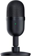🎙️ razer seiren mini usb streaming microphone: exceptional supercardioid pickup and professional recording quality - compact design with durable tilting stand and shock resistance - classic black logo
