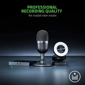 img 3 attached to 🎙️ Razer Seiren Mini USB Streaming Microphone: Exceptional Supercardioid Pickup and Professional Recording Quality - Compact Design with Durable Tilting Stand and Shock Resistance - Classic Black