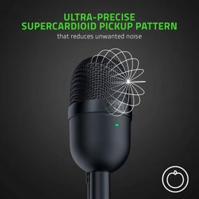 img 2 attached to 🎙️ Razer Seiren Mini USB Streaming Microphone: Exceptional Supercardioid Pickup and Professional Recording Quality - Compact Design with Durable Tilting Stand and Shock Resistance - Classic Black