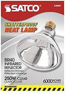 💡 satco s4885 medium shatterproof clear: unbreakable lighting solution for your needs logo