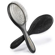 👩 the ultimate bestool hair brush: paddle detangler with metal bristles for easy detangling & massaging, suitable for women/men/kids, anti-static - perfect for all hair types, wet or dry, ideal for daily use logo