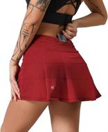 🏃 mcedar women's athletic tennis golf skorts skirts with pocket - versatile pleated skirts for workout, running, and casual sports logo