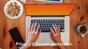 img 1 attached to 🔒 3M Gold Privacy Filter for 14.0W Widescreen Notebook - Enhance Privacy and Security