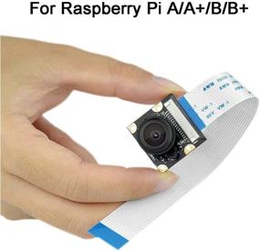 img 3 attached to 📷 E&amp;O Fisheye Wide Angle Camera Module: Enhanced Day/Night Vision Webcam Sensor for Raspberry Pi 3 B, Pi 4B, A/B/B+ and 3 B+