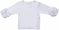 kirei sui girls sleeve t shirts: stylish girls' clothing for tops, tees & blouses logo