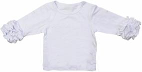 img 1 attached to Kirei Sui Girls Sleeve T Shirts: Stylish Girls' Clothing for Tops, Tees & Blouses