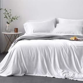 img 4 attached to 🌴 Experience luxury with Oasis Fine Linens Island Bamboo Collection (King, Cirrus)