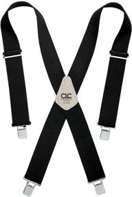 img 1 attached to Custom Leathercraft 110BLK Heavy Suspenders