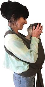 img 3 attached to Adjustable Front-Facing Puppy Pouch Pet Carrier Sling 🐶 - A Stress-Relieving Hands-Free Dog Pouch for Anxious Pets