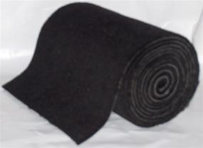 img 2 attached to Black UV Stabilized Boat Trailer Bunk Carpet - 12ft x 1ft - 12oz+ Low Water Retention Polypropylene