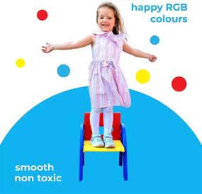 img 3 attached to 🪑 Children's Chairs for Toddlers, Boys, and Girls - Lifetime Kids Chair for Table, Indoor and Outdoor Use - Time Out Chair, Preschool Chairs for Kids - Baby Sitting Chair - Skip hop Chairs for Activity Center