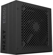 nzxt e650 - np-1pm-e650a-us - 650-ваттный игровой блок питания atx (psu) - полностью модульный дизайн - сертифицирован 80 plus gold - бесшумная работа - цифровой мониторинг напряжения и температуры - гарантия на 10 лет логотип