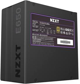 img 1 attached to NZXT E650 - NP-1PM-E650A-US - 650-ваттный игровой блок питания ATX (PSU) - Полностью модульный дизайн - Сертифицирован 80 Plus Gold - Бесшумная работа - Цифровой мониторинг напряжения и температуры - Гарантия на 10 лет