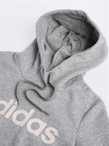 img 2 attached to 👘 Functional Fashion: adidas Women's Essentials Linear Pullover Hoodie