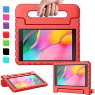 🔴 avawo kids case for samsung tab a 8.0 2019 ( t290/t295 ), shockproof lightweight convertible handle stand, red - kid-friendly case for samsung tab a 8-inch released in 2019 logo